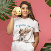 Verjaardag Mama Beagle Hondenballon Custom T-shirt