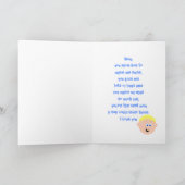 Verjaardag mama van zoon kaart (Binnen)