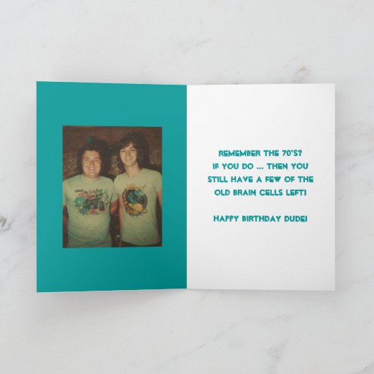 Verjaardag, man! kaart (Binnen)