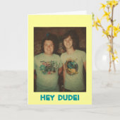 Verjaardag, man! kaart (Gele Bloem)