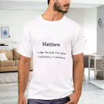 Verjaardag man mythe legende naam plezier t-shirt<br><div class="desc">Voor een wit,  licht gekleurd T-shirt. Personaliseer en voeg uw eigen foto van de jarige / man toe. Personaliseer en voeg een naam,  leeftijd 40 en een tekst toe. Tekst: Het Man,  de mythe,  de legende. Zwarte tekst.</div>