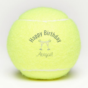 Verjaardag Margarita Toast Maatwerk Tennisballen