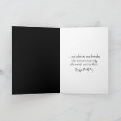 Verjaardag Martial Art met Neon Energy Light Trail Kaart (Binnen)