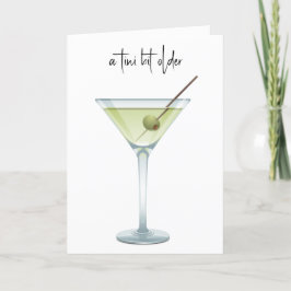Verjaardag Martini op wit Kaart