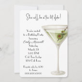 Verjaardag Martini Party op wit Kaart (Voorkant)