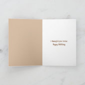 Verjaardag Meerkat met een sombrero Kaart (Binnen)