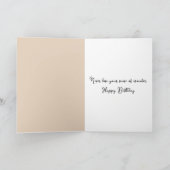 Verjaardag Meisje Bewondering Een Seashell Kaart (Binnen)