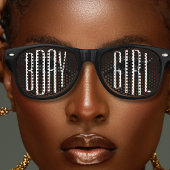 Verjaardag Meisje Cool Zwart Retro Zonnebril