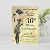 Verjaardag Meisje Feest Viering Kaart (Staand voorkant)