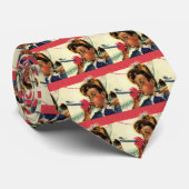  verjaardag, meisje met geluidsmaker stropdas (Opgerold)