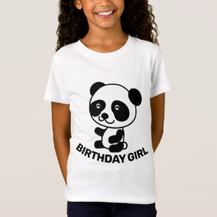 VERJAARDAG MEISJE PANDA BEAR T-Shirts