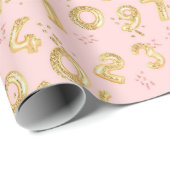 Verjaardag Meisje patroon Cadeaupapier (Rol Hoek)