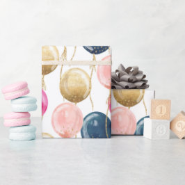 Verjaardag Meisje patroon Cadeaupapier