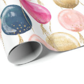 Verjaardag Meisje patroon Cadeaupapier (Rol Hoek)