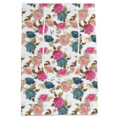 Verjaardag Meisje patroon Medium Cadeauzakje (Achterkant)