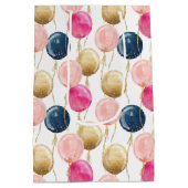 Verjaardag Meisje patroon Medium Cadeauzakje (Achterkant)