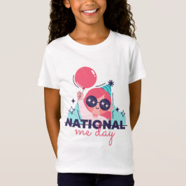 Verjaardag Meisje Schattigee ballon Mode T-shirt