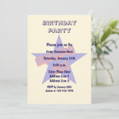 Verjaardag Meisje Schattigee Partij Kaart (Staand voorkant)