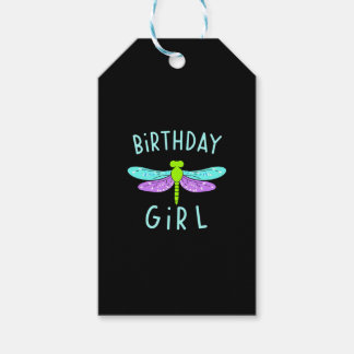 Verjaardag meisje shirt Libelle verjaardag party t Cadeaulabel