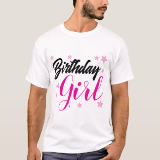 Verjaardag Meisje T-shirt