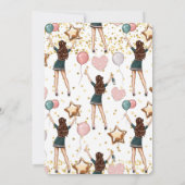 Verjaardag Meisje Uitnodiging (Achterkant)