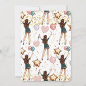 Verjaardag Meisje Uitnodiging (Voorkant)