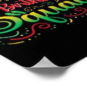 Verjaardag Meisjes Jamaica Squad Trip 2025 Party O Poster (Hoek)