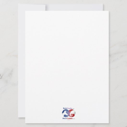 VERJAARDAG MELANIA TRUMP KAART (Achterkant)