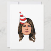 VERJAARDAG MELANIA TRUMP KAART (Voorkant)