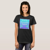Verjaardag Mermaid's mama T-shirt (Voorkant volledig)