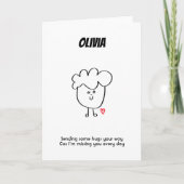 Verjaardag met aanpasbare knuffels kaart (Voorkant)