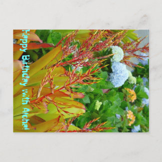 Verjaardag met Aloha briefkaart