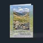 Verjaardag met een berglandschap kaart<br><div class="desc">Een prachtig landschap om je man een fijne verjaardag te wensen. Een uitzicht van het Engelse Lake District.</div>