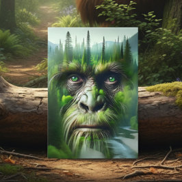 Verjaardag met een legende | Sasquatch Kaart