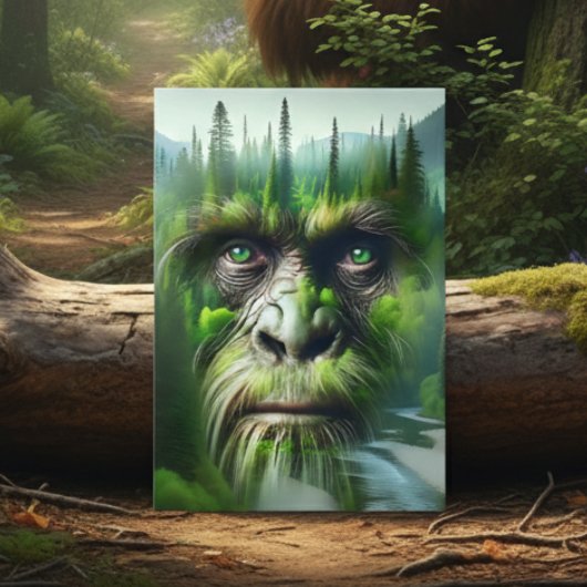 Verjaardag met een legende | Sasquatch Kaart