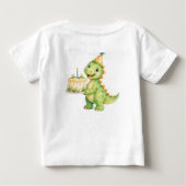 Verjaardag met een leuke dinothema (Achterkant)