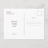 Verjaardag met eenhoorn en regenboog sterren uitnodiging briefkaart (Achterkant)