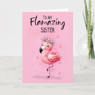 Verjaardag met Flamingo Fabulous en Fun Kaart