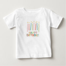 Verjaardag met Kaarsen T-Shirt