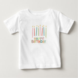 Verjaardag met Kaarsen T-Shirt