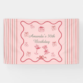 Verjaardag met Kers op de Top Spandoek