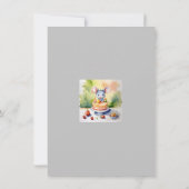 Verjaardag met kleine muis kaart (Achterkant)
