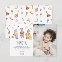 Verjaardag met leuke waterverf Afrikaanse dieren