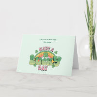 Verjaardag met Retro Typografie Stijl