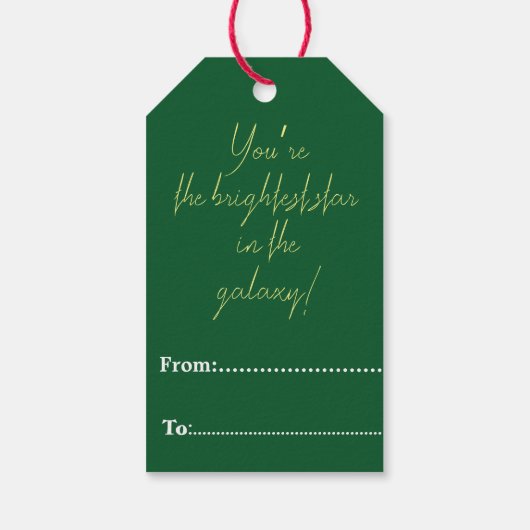 Verjaardag met witte bloem cadeaulabel (Achterkant)