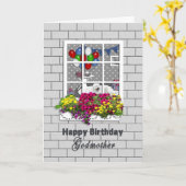 VERJAARDAG - Meter - BUITEN het BEKIJKEN BINNEN Kaart (Gele Bloem)