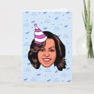 VERJAARDAG MICHELLE OBAMA KAART