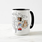 Verjaardag Mijlpalen FOTOCOLLAGE Stamboom Cadeau Mok (Voorkant rechts)