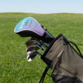 Verjaardag Minimalistisch design in pastelkleuren Golfheadcover (Insitu)