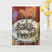 Verjaardag MM2 Kaart (Gele Bloem)